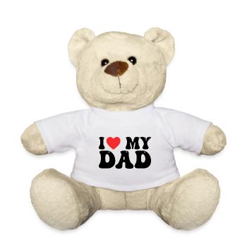 Ich liebe meinen Vater - Teddy - Weiß - Vorne