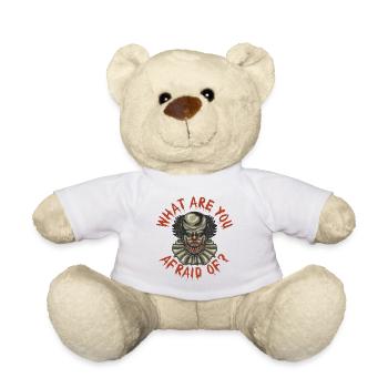 böser Clown wovor hast du Angst - Teddy - Weiß - Vorne
