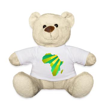 Africa Tropical Sunshine - Teddy Bear - white - Front