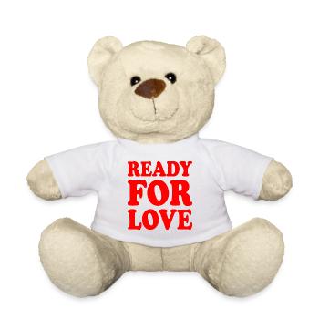 Ready for love - Teddy - Weiß - Vorne