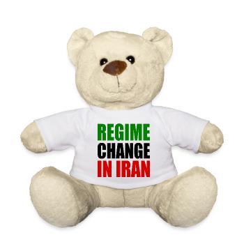 Regime change in iran - Teddy Bear - white - Front