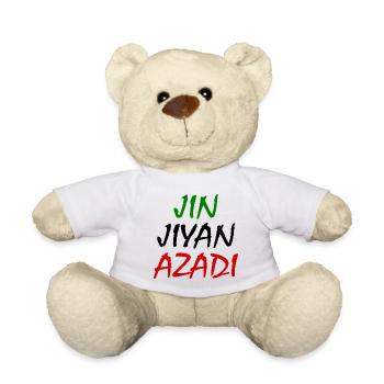 jin jiyan azadi iran - Nounours - blanc - Devant