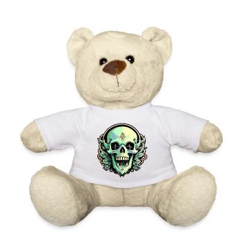 Crâne - Nounours - blanc - Devant