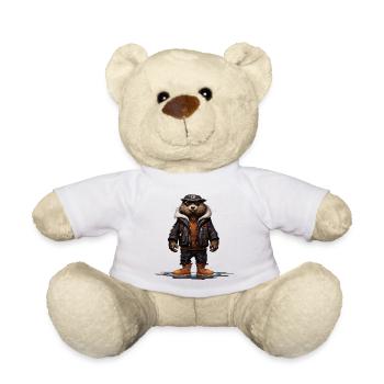 Stadtarchitekt: Canadian Beaver Urban Edition - Teddy - Weiß - Vorne