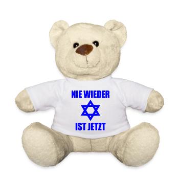 Nie wieder ist jetzt - Teddy - Weiß - Vorne