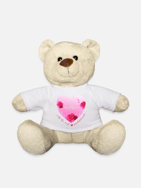 mère maman maman maman - Nounours - blanc