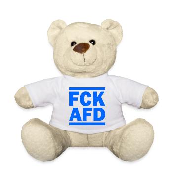 Fck afd - Teddy - Weiß - Vorne