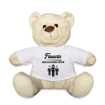 Friseurin Chefin Selbstständigkeit Firma Gründen - Teddy - Weiß - Vorne