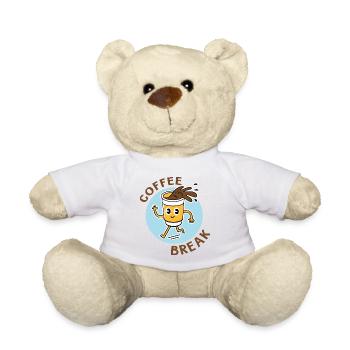 coffee break - Nounours - blanc - Devant