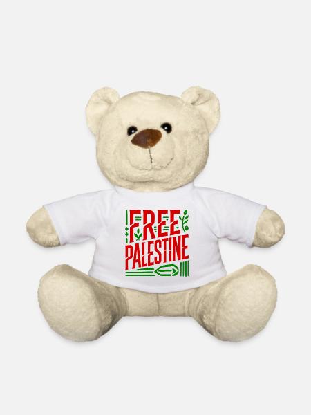 Free palestine - Teddy - Weiß