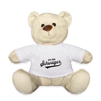Schwager 2025 Heirat Hochzeit Schwäger Bruder - Teddy - Weiß - Vorne