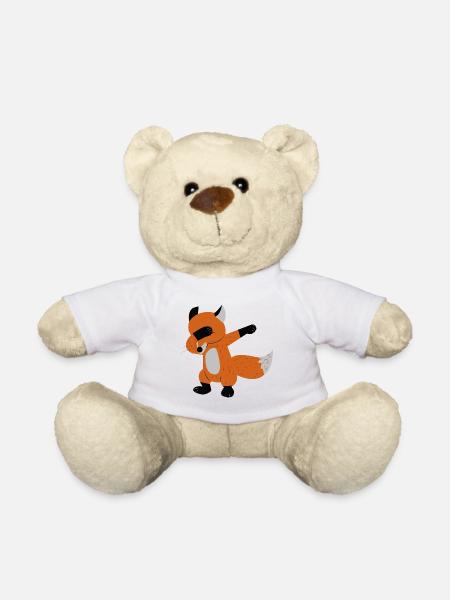Dabbing Fox Fuchs Dab - Teddy - Weiß