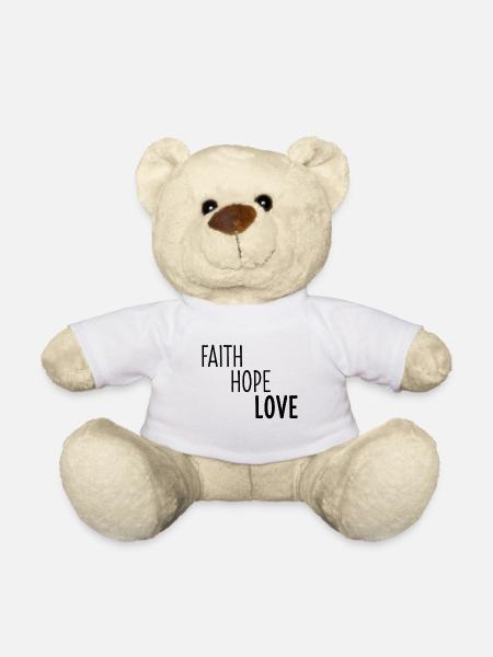 Religion Shirt Christ Jesus Katholisch Geschenk - Teddy - Weiß
