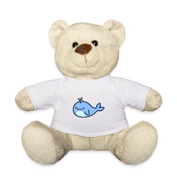 Süßer Wal - Teddy - Weiß - Vorne