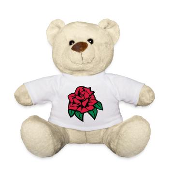 rose - Teddy - Weiß - Vorne