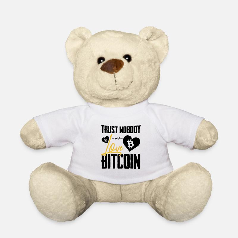 Bitcoin - Nounours - blanc