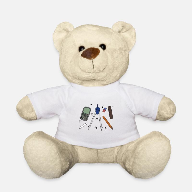 Prof de maths - Nounours - blanc