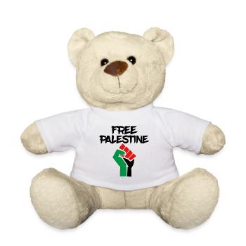 free palestine fist faust - Nounours - blanc - Devant