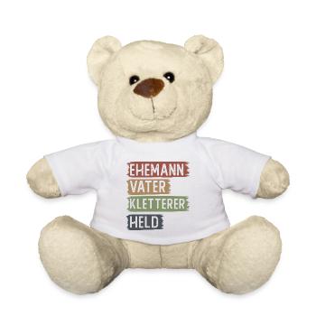 Ehemann, Vater, Kletterer, gehalten - - Teddy - Weiß - Vorne