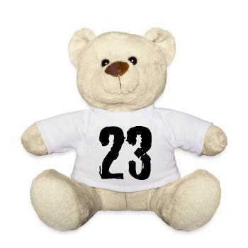 23 Zahl Trikot - Teddy - Weiß - Vorne