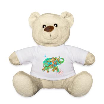 elephant e 4 - Teddy Bear - white - Front