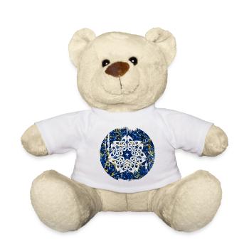 Nœud celtique 16 e 272 - Nounours - blanc - Devant
