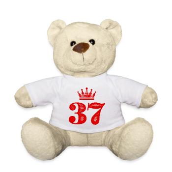 37 Nombre Couronne - Nounours - blanc - Devant