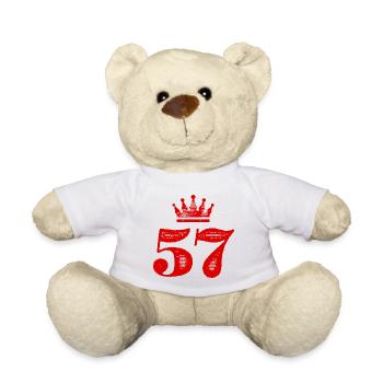 57 Couronne numérique - Nounours - blanc - Devant