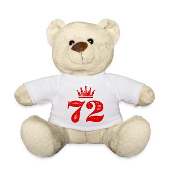72 Couronne numérique - Nounours - blanc - Devant