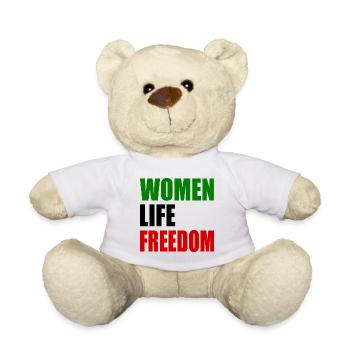 Women life freedom - Nounours - blanc - Devant