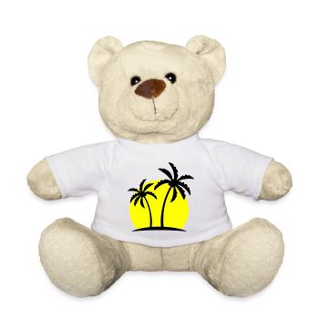 Symbole de Palm Island - Nounours - blanc - Devant