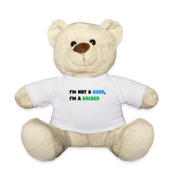 Im Not a Nerd, I'm a Hacker! #TechLife - Teddy - Weiß - Vorne