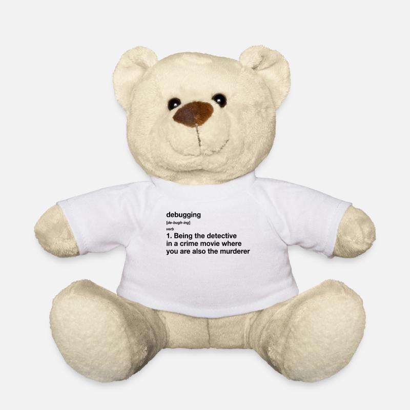 Debugging Definition - Teddy - Weiß