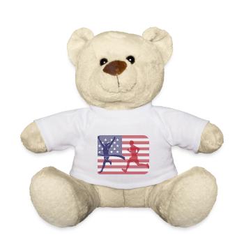 USA-Marathon - Teddy - Weiß - Vorne