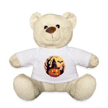 Haunted Halloween Moonlight - Teddy Bear - white - Front