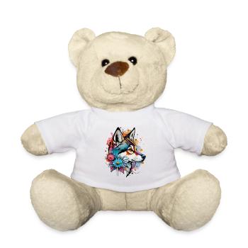 Charming Watercolor Dog Design for Dog Lovers - Teddy Bear - white - Front
