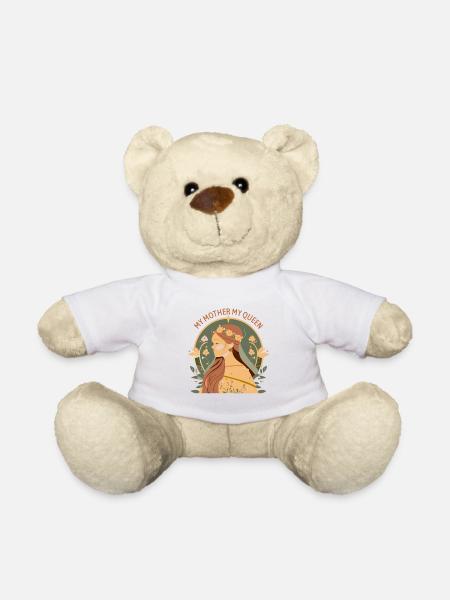 Ich feiere Mama, meine Mutter, meine Königin - Teddy - Weiß