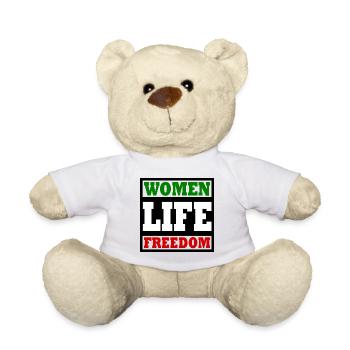 Women life freedom - Nounours - blanc - Devant