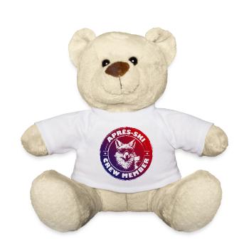 Fuchs Apres Ski Team Spruch Bunt - Teddy - Weiß - Vorne