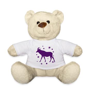 Hirsch - Wald Natur Tierschutz - Teddy - Weiß - Vorne
