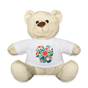 Floral Design: Elegance That Lasts - Teddy Bear - white - Front
