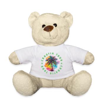 Croatia Tour Urlaub Plame Bunt - Teddy - Weiß - Vorne
