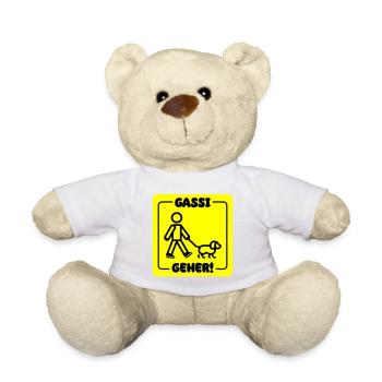 Gassi Gehen Hund - Teddy - Weiß - Vorne