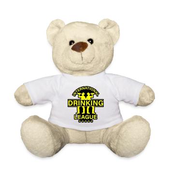 International Drinking Saying - Teddy Bear - white - Front
