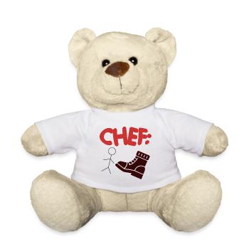 Chef Vorgesetzter Büro Manager Teamleiter Firma - Teddy - Weiß - Vorne