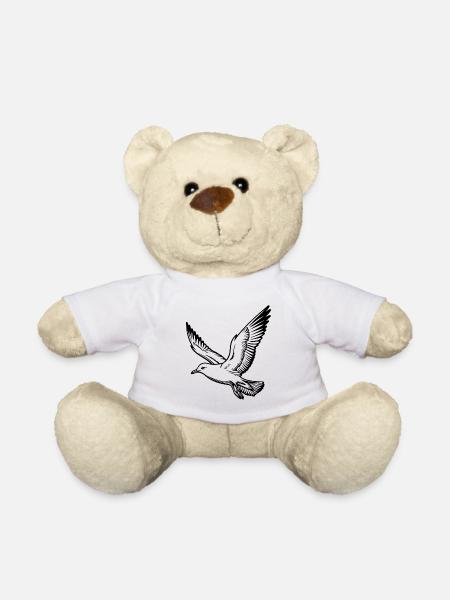 Möwe - Teddy - Weiß