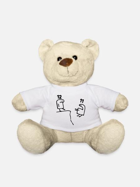 12 ans - Cadeau 12e Anniversaire Amusant 12 ans - Nounours - blanc