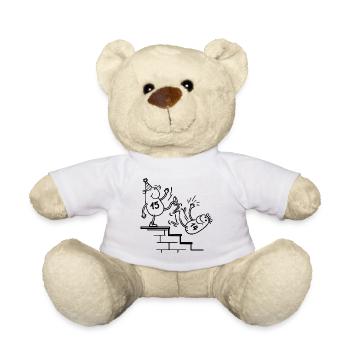 15. Geburtstagsfeier lustig für 15 Jahre alt - Teddy - Weiß - Vorne