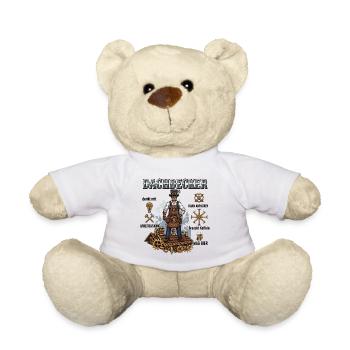 Der Steampunk-Dachdecker - Teddy - Weiß - Vorne