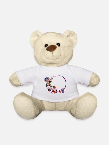Blumen Ranke Hibiskus - Teddy - Weiß